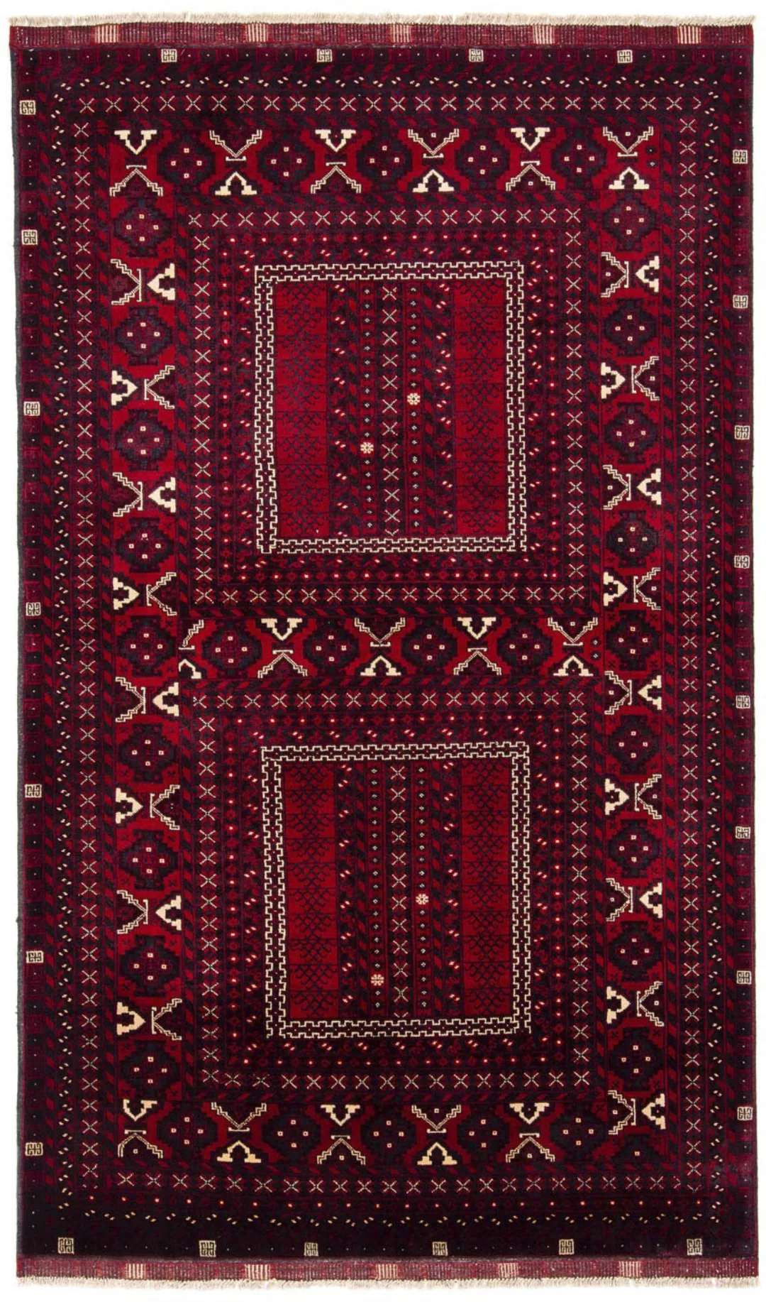 morgenland Orientteppich »Turkaman - 245 x 156 cm - dunkelrot«, rechteckig günstig online kaufen