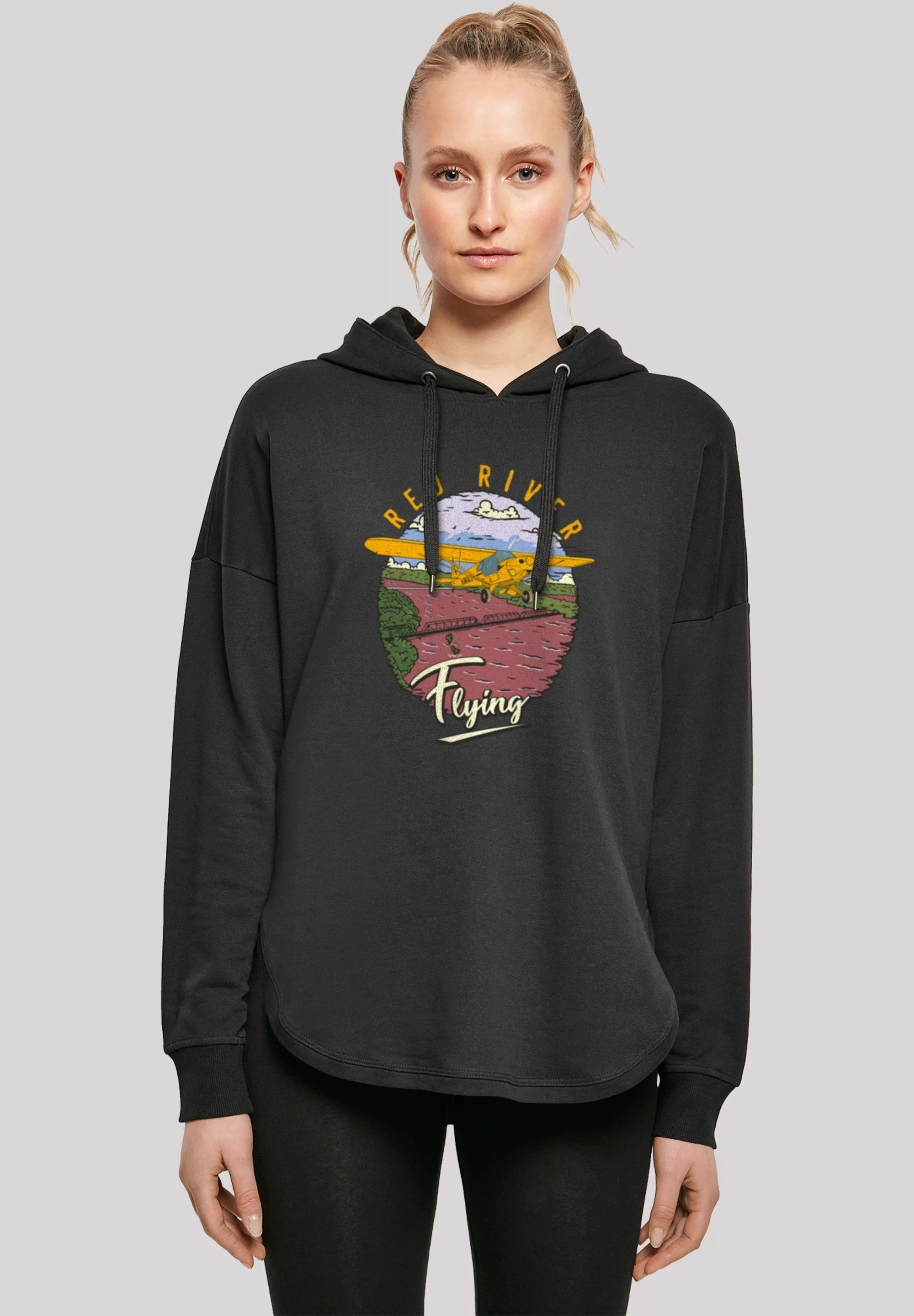 F4NT4STIC Kapuzenpullover "Red River Flying", Print günstig online kaufen