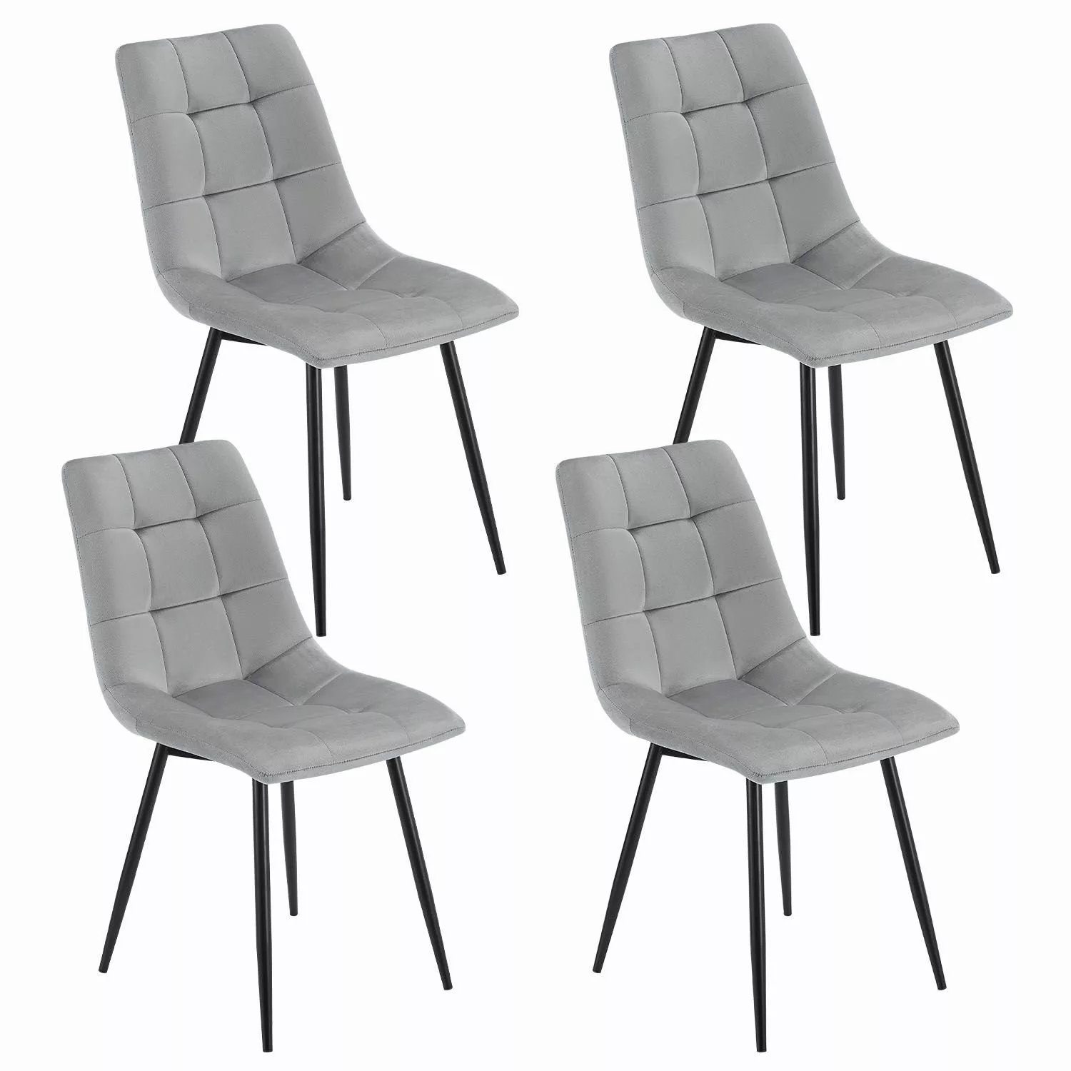 Juskys Esszimmerstuhl Blanca (4 St), bequeme günstig online kaufen