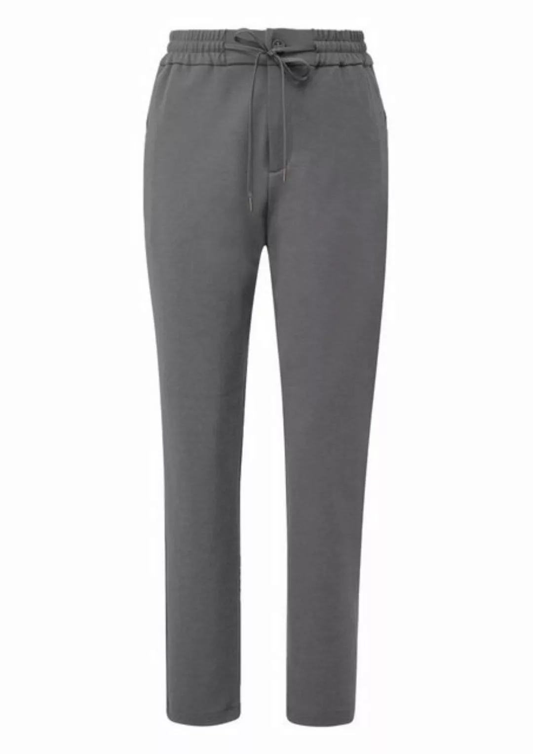 s.Oliver Stoffhose Relaxed Fit (1-tlg) Joggpants mit Gummizug mit Knopf und günstig online kaufen