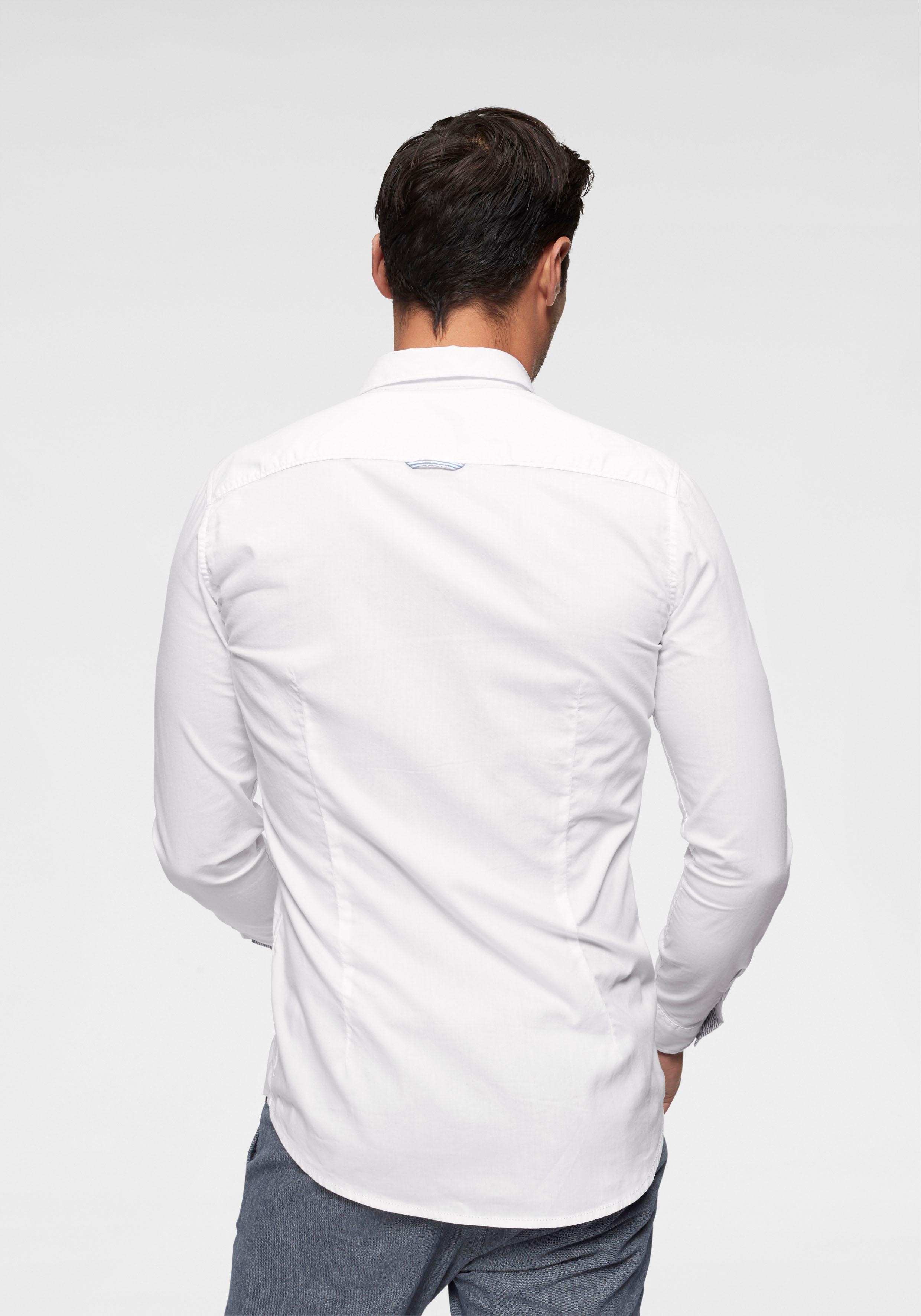 TOM TAILOR Langarmhemd mit Button-down-Kragen günstig online kaufen
