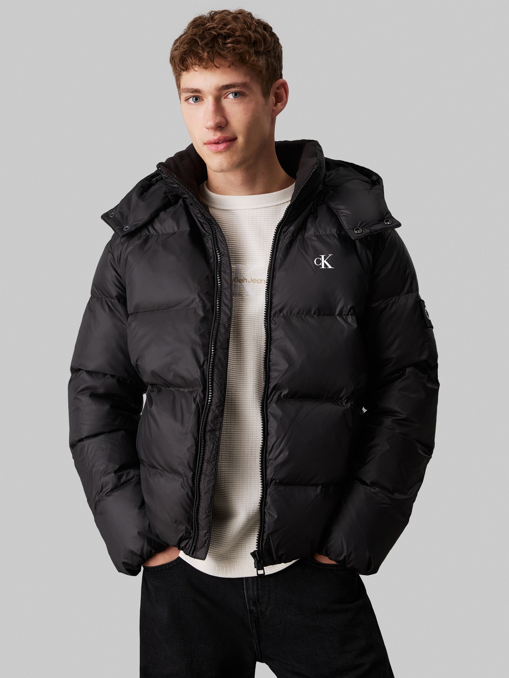 Calvin Klein Jeans Outdoorjacke "ESSENTIALS DOWN JACKET", mit Kapuze, mit L günstig online kaufen