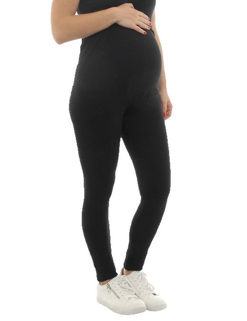 F&K-Mode Umstandsleggings Umstand Hose Leggings lang Baumwolle günstig online kaufen