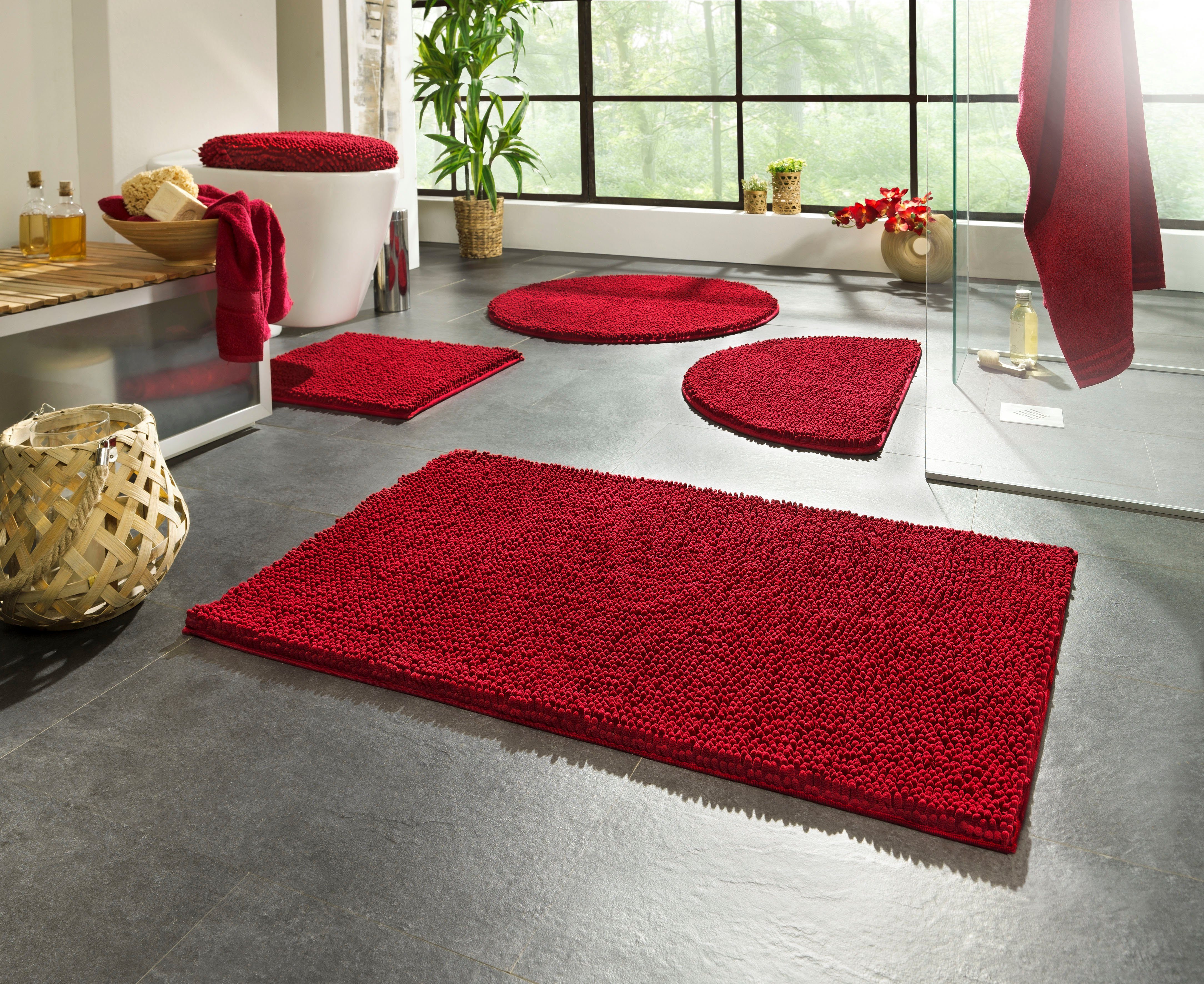 KiNZLER Badematte Chenille, Höhe 18 mm, günstig online kaufen