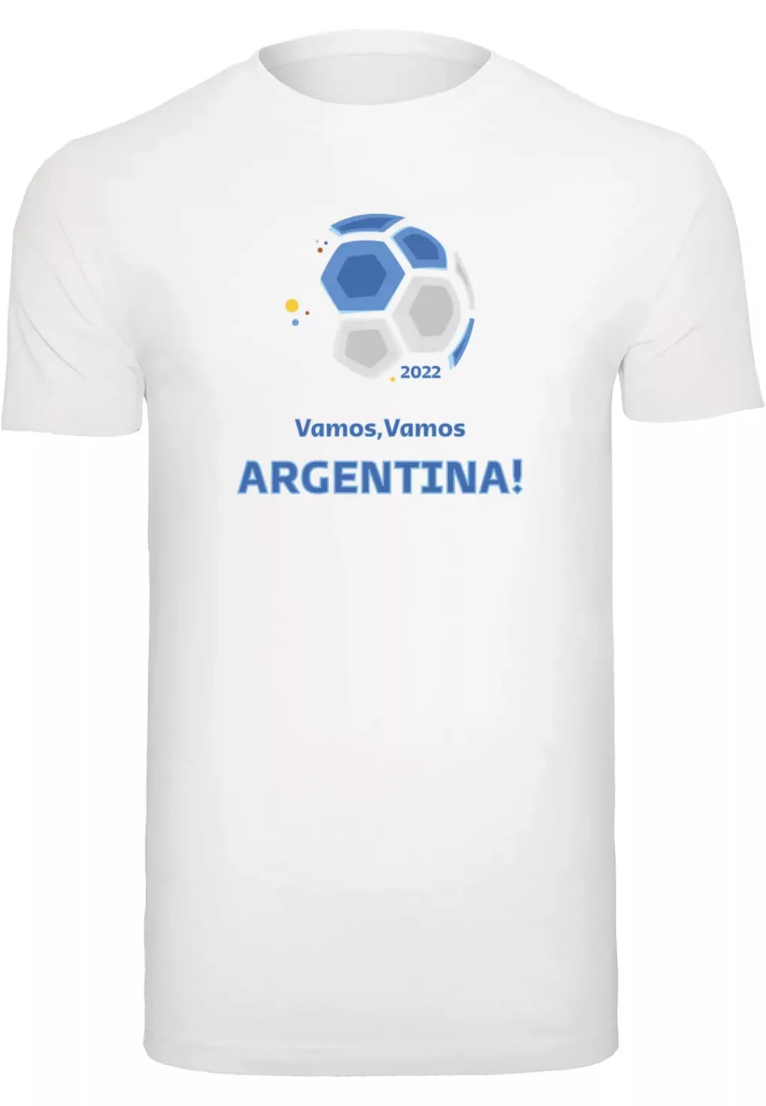 Merchcode T-Shirt "Merchcode Herren Vamos,Vamos Argentina T-Shirt Round Nec günstig online kaufen