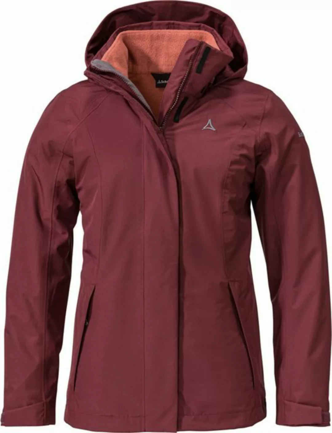 Schöffel Doppeljacke 3in1 Jacket Partinello L DARK BURGUNDY günstig online kaufen