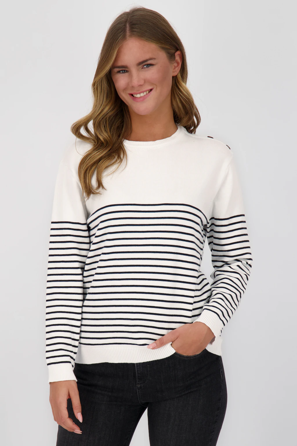 Alife & Kickin Rundhalspullover "ValentinaAK Z Knit Damen Rundhalspullover, günstig online kaufen