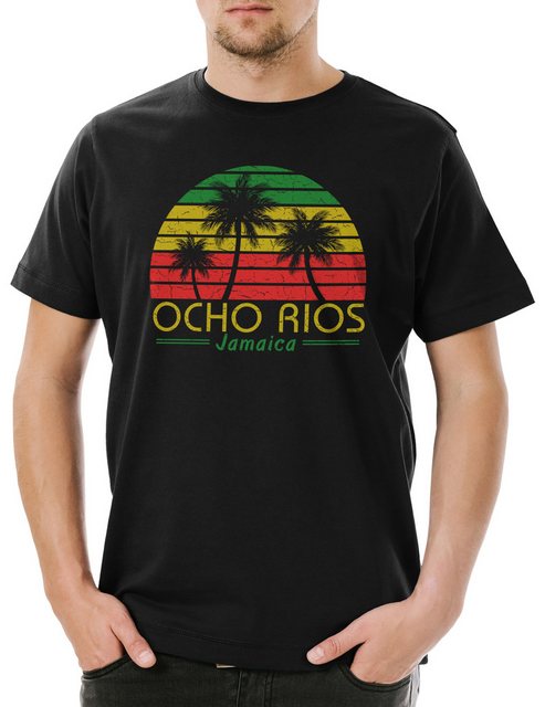 Urban Backwoods Print-Shirt Ocho Rios Jamacia Herren T-Shirt Strand Jamaika günstig online kaufen