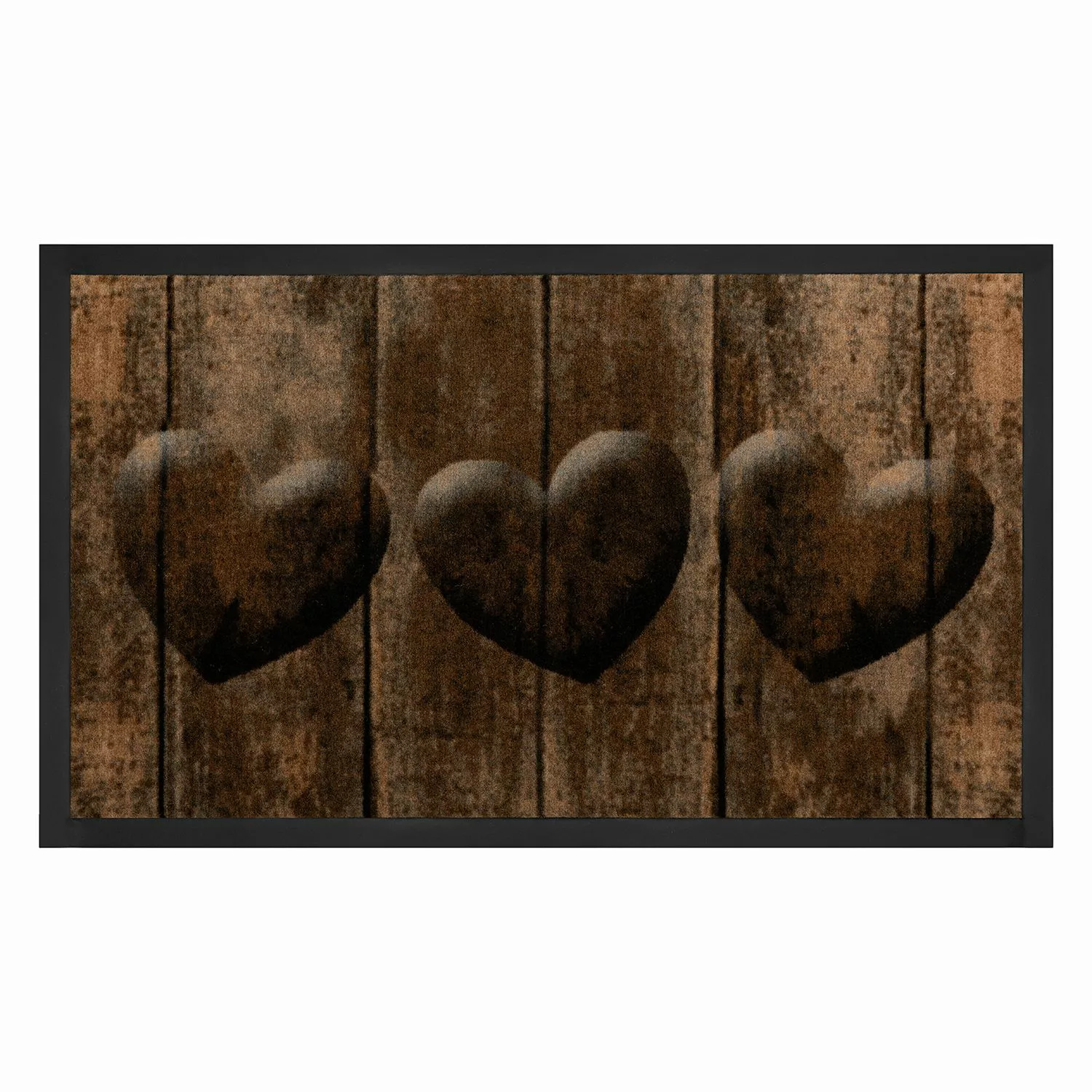 HANSE Home Fußmatte »3 Hearts«, rechteckig, Herzen Motiv, waschbar, Schmutz günstig online kaufen