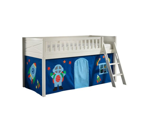 58 aufm Kessel Kinderbett Spielbett Karyl 208x135x114 Kinderbett Hochbett M günstig online kaufen