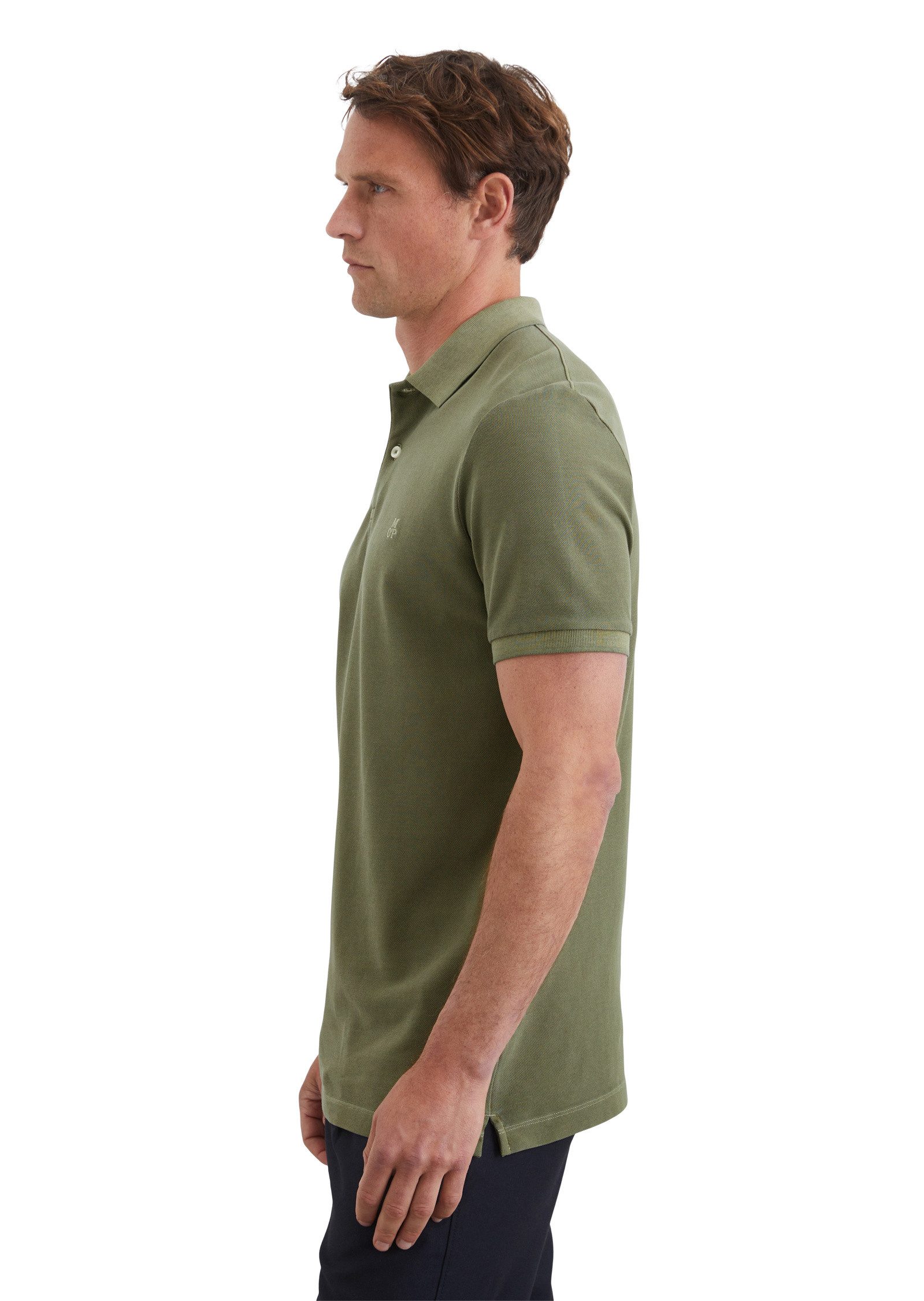 Marc OPolo Poloshirt "aus Bio-Baumwoll-Stretch" günstig online kaufen