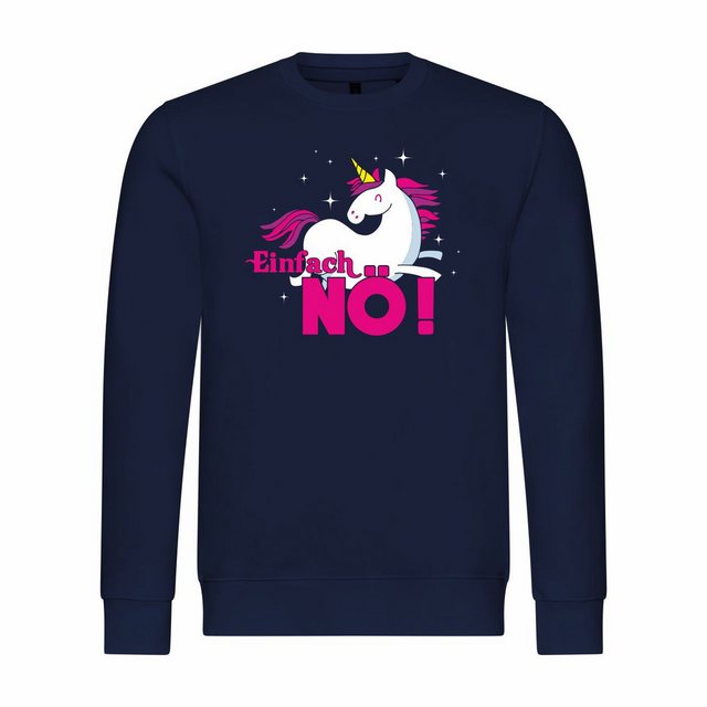 deinshirt Kapuzenpullover Herren Pullover Einhorn Einfach NÖ Mit Print Moti günstig online kaufen