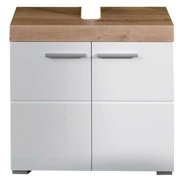 Lomadox Waschbeckenschrank ALTENA-19 Asteiche Nb. 60/56/34 cm günstig online kaufen