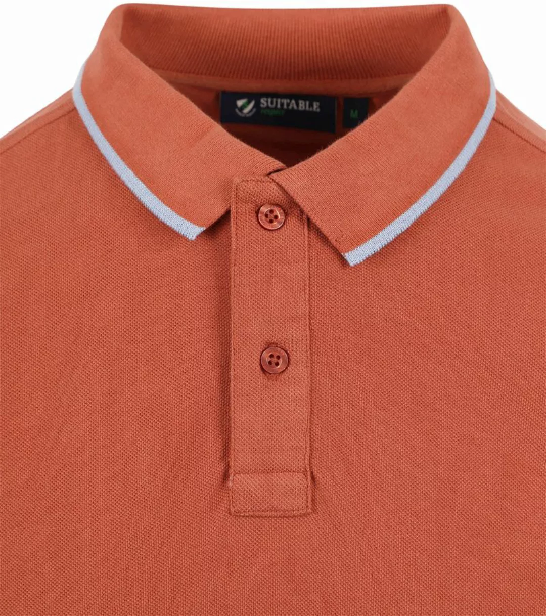 Suitable Respect Poloshirt Tip Ferry Terrakotta - Größe S günstig online kaufen