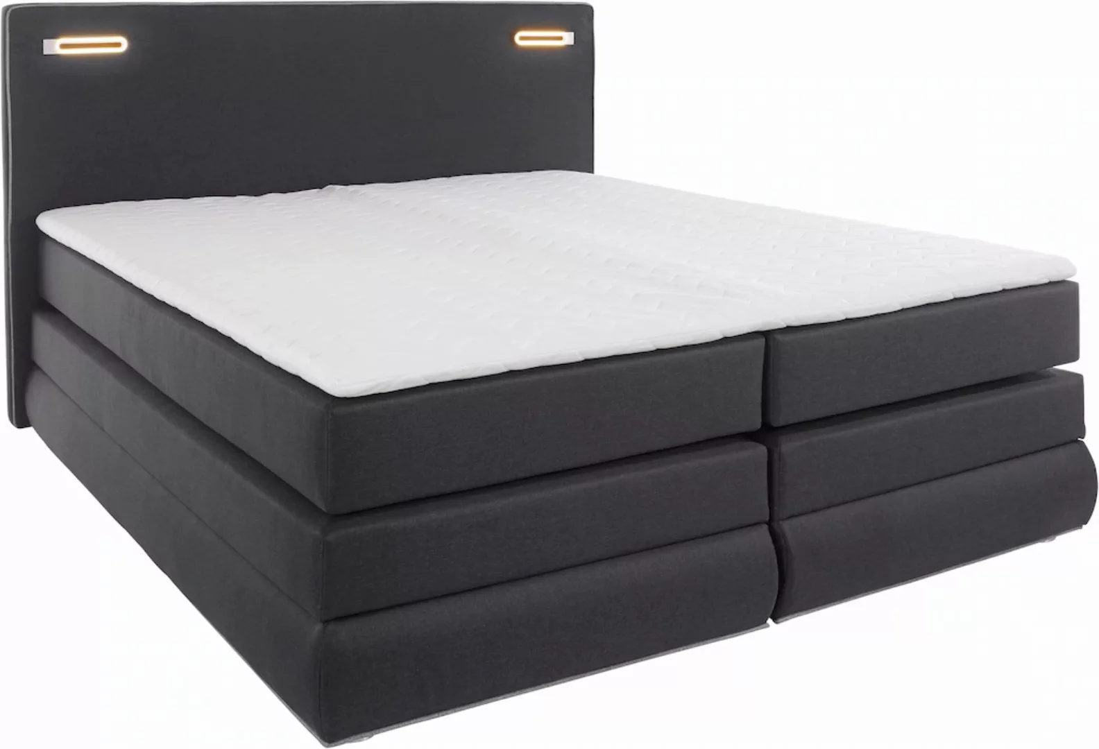 COLLECTION AB Boxspringbett Rubona, inkl. Bettkasten, LED-Beleuchtung und T günstig online kaufen