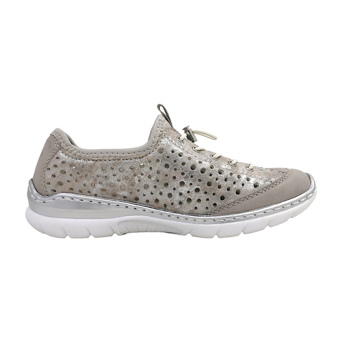 Rieker Slip-On Sneaker, Schlupfschuh, Freizeitschuh, Halbschuh mit Schnellv günstig online kaufen