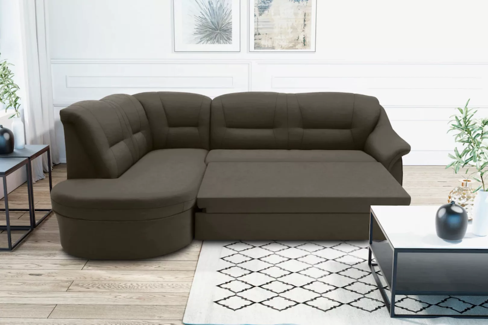 DOMO collection Ecksofa "Faenza L-Form", DOMO collection Ecksofa, mit Ottom günstig online kaufen