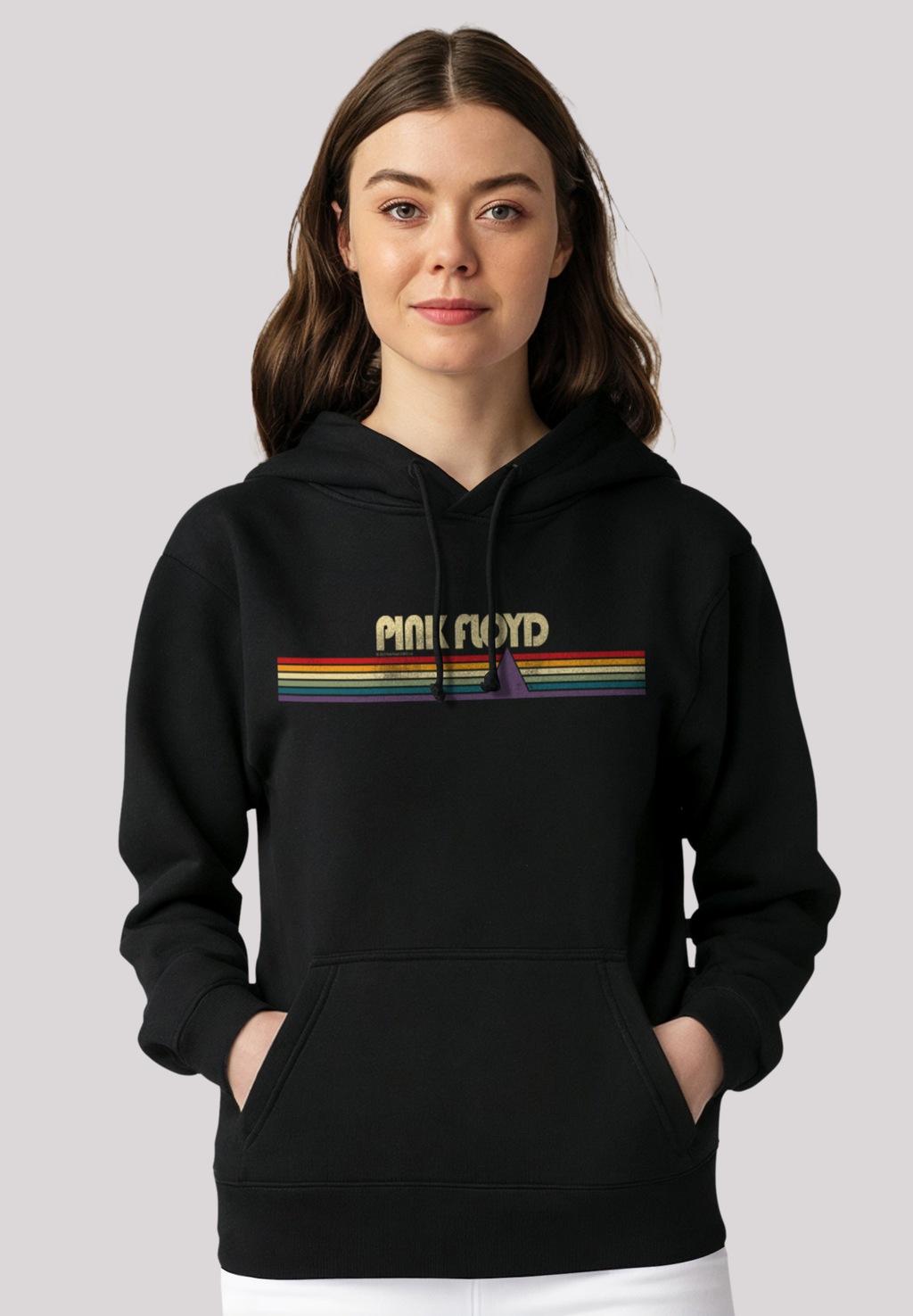 F4NT4STIC Kapuzenpullover "Pink Floyd Prism Retro Stripes", Premium Qualitä günstig online kaufen