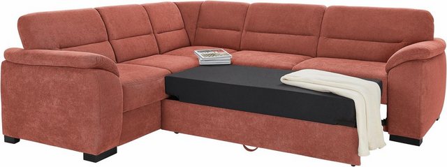 sit&more Ecksofa "Montego L-Form", wahlweise mit Bettfunktion und Schubkast günstig online kaufen