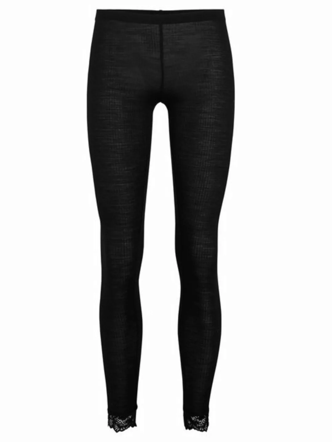 CALIDA Leggings Silky Wool Joy langes Bein mit Spitzensaum günstig online kaufen