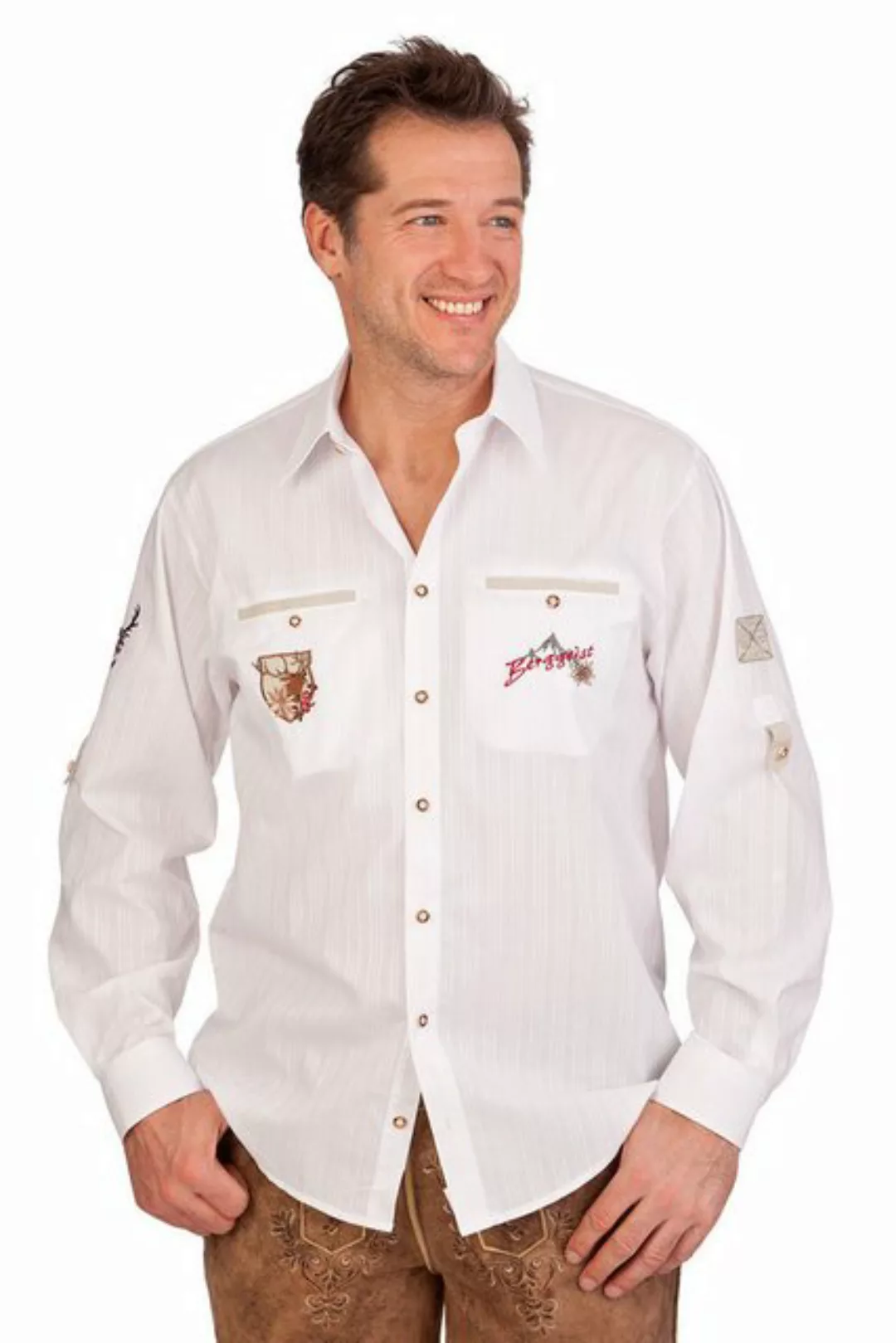 orbis Trachtenhemd Trachtenhemd - BERGGEIST - weiß günstig online kaufen