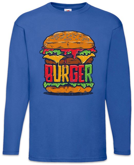 Urban Backwoods Langarmshirt Burger Langarm T-Shirt Grillen Barbecue Grill günstig online kaufen