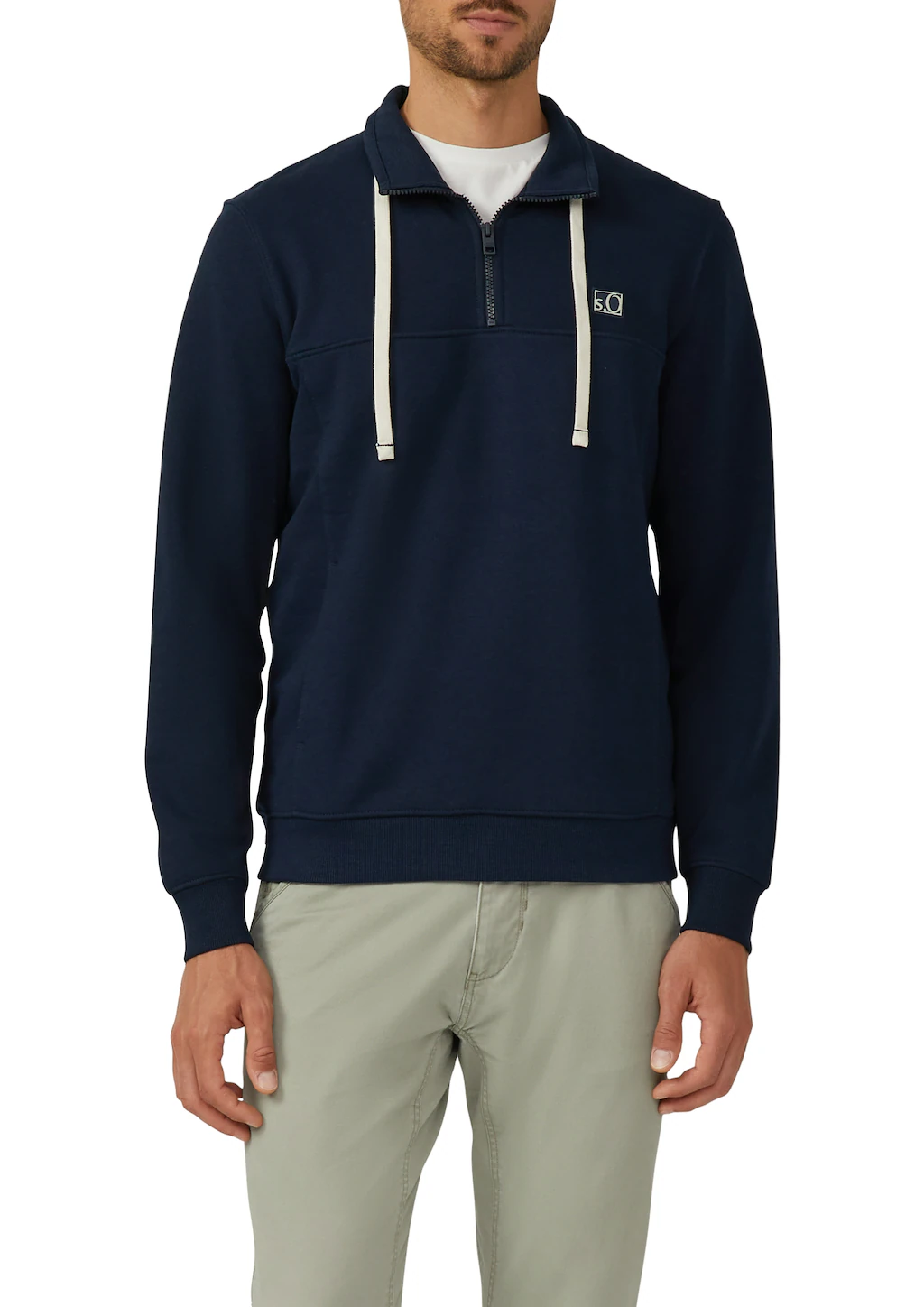 s.Oliver Sweatshirt, mit Logo Patch günstig online kaufen