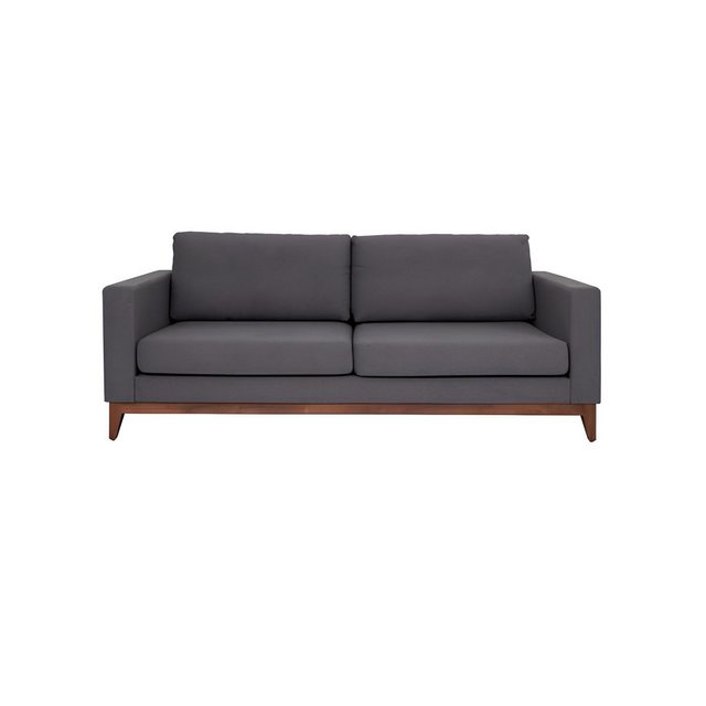 Xlmoebel Sofa Designer 2-Sitzer Sofa in Grau für das Wohnzimmer aus Stoff - günstig online kaufen