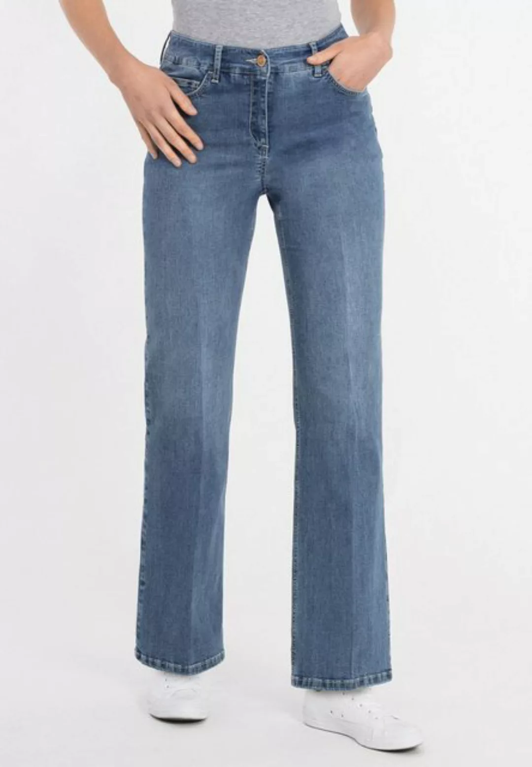 Recover Pants 5-Pocket-Jeans TANJA FLARED aus hochwertigem Stretchdenim günstig online kaufen