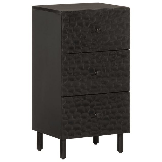 vidaXL Beistellschrank Beistellschrank Schwarz 40x33x75 cm Massivholz Mango günstig online kaufen