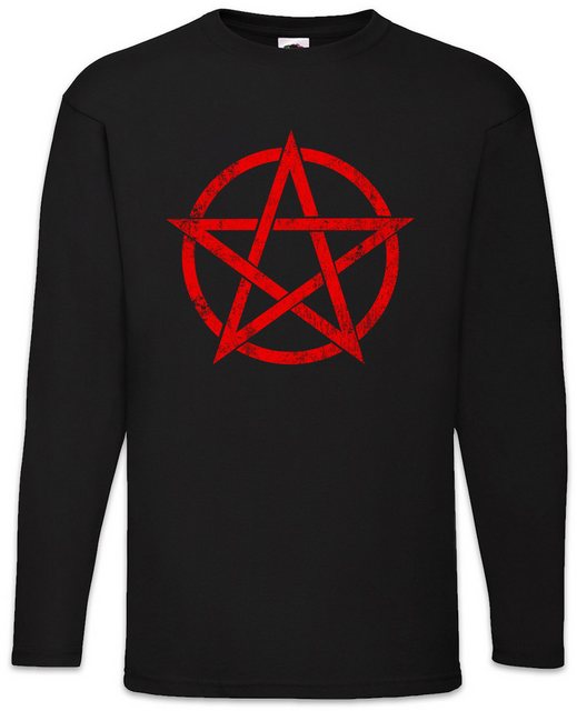 Urban Backwoods Langarmshirt Red Pentagram Sign Langarm T-Shirt Satan Crowl günstig online kaufen