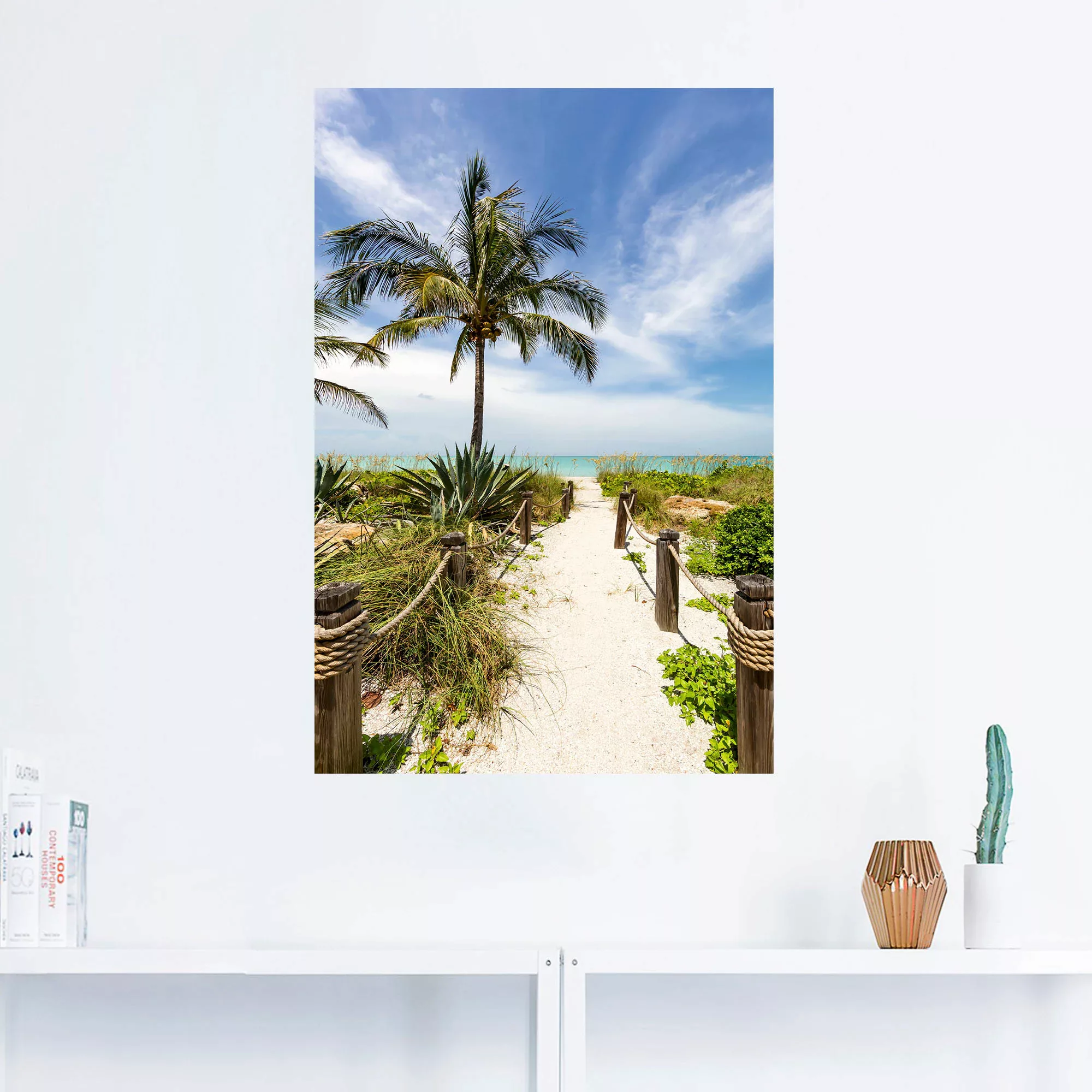 Artland Wandbild "Weg zum Strand II", Strandbilder, (1 St.), als Alubild, O günstig online kaufen