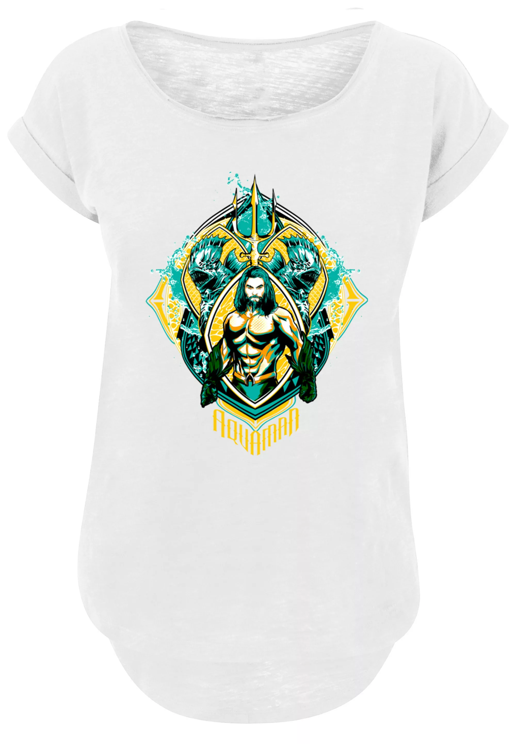 F4NT4STIC T-Shirt "DC Comics Aquaman The Trench Crest", Damen,Premium Merch günstig online kaufen