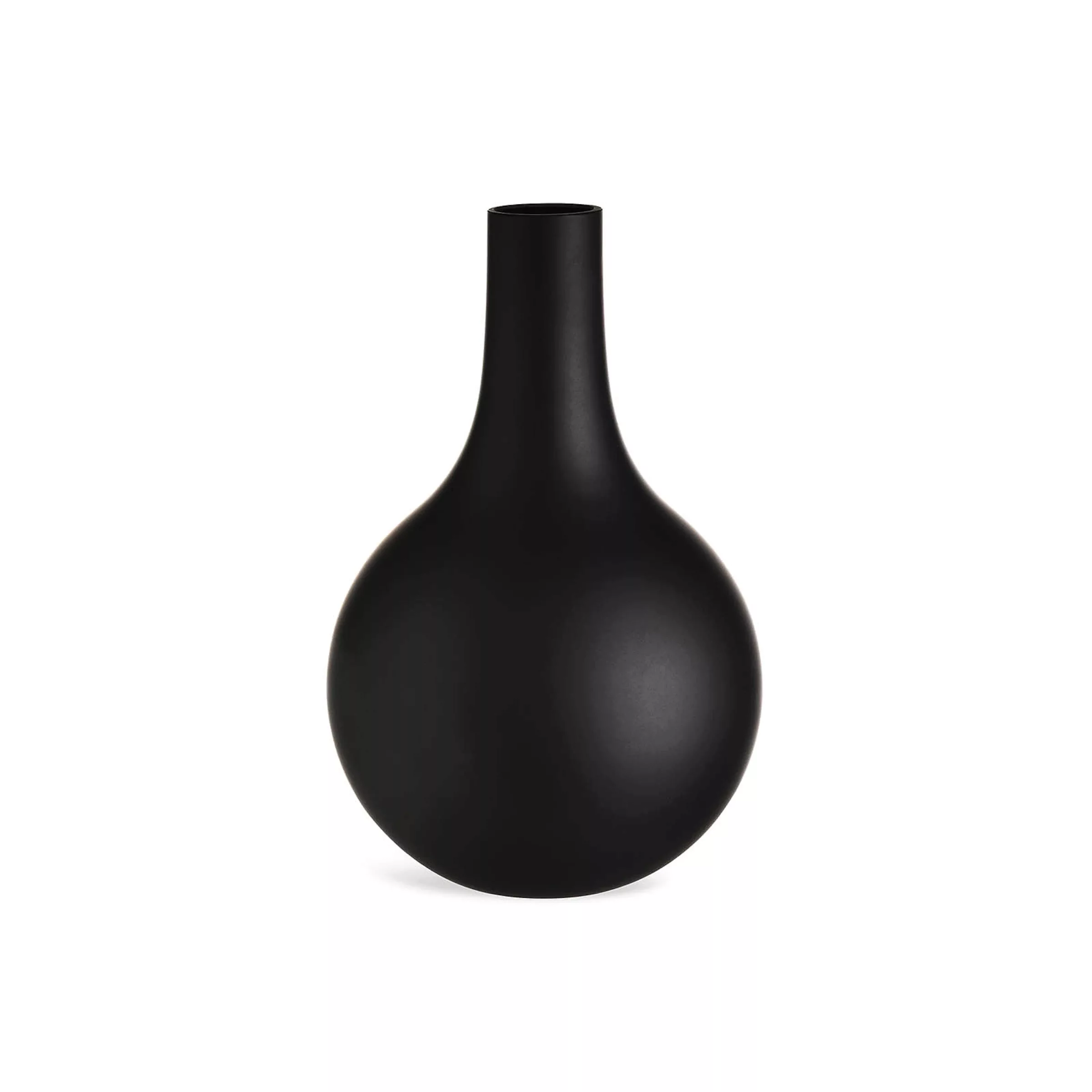 Vase Matt, D:16cm x H:25cm, schwarz günstig online kaufen