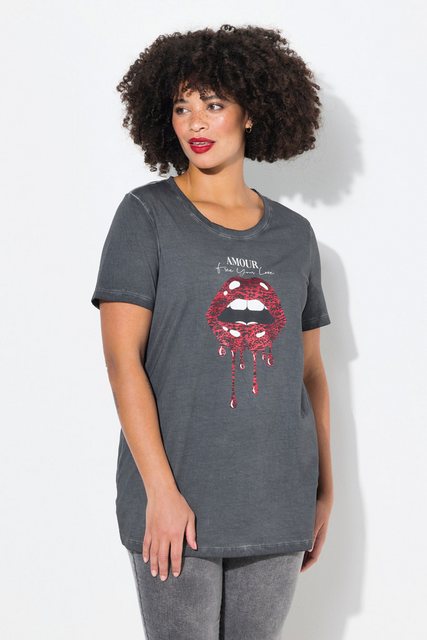 Angel of Style T-Shirt T-Shirt Komfort Fit Lippen-Motiv günstig online kaufen