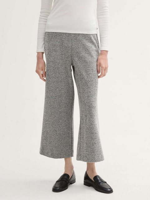 TOM TAILOR 7/8-Hose Cropped Culotte Hose mit Struktur günstig online kaufen