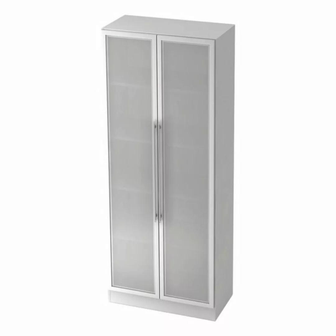 HAMMERBACHER Vitrine X-Line mit Relinggriffen aus Metall günstig online kaufen