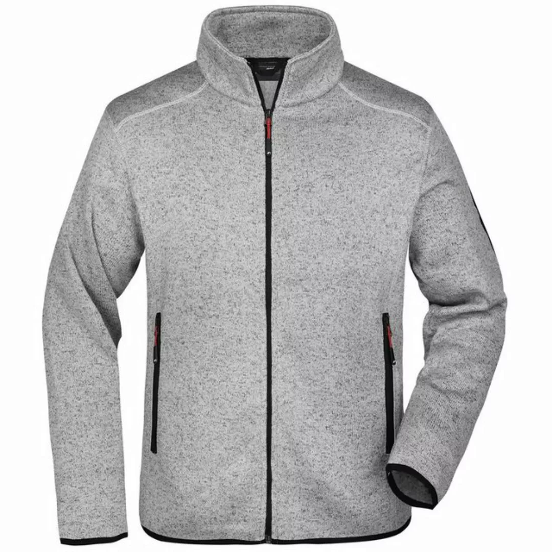 James & Nicholson Fleecejacke Fleece Jacke (gestrickt) günstig online kaufen