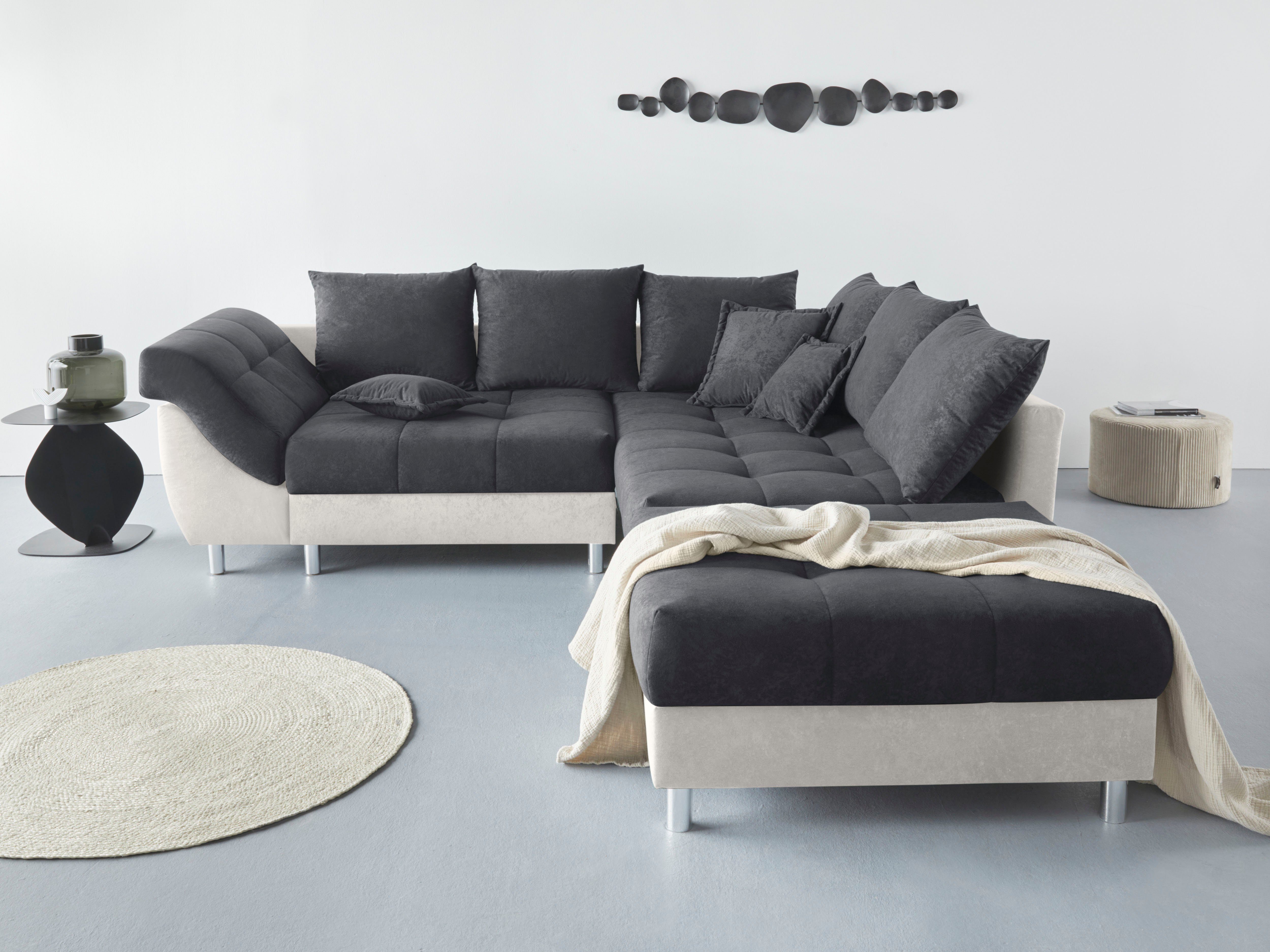 COLLECTION AB Ecksofa "(Spar-Set) Innsbruck L-Form und Hocker", (Spar-Set), günstig online kaufen