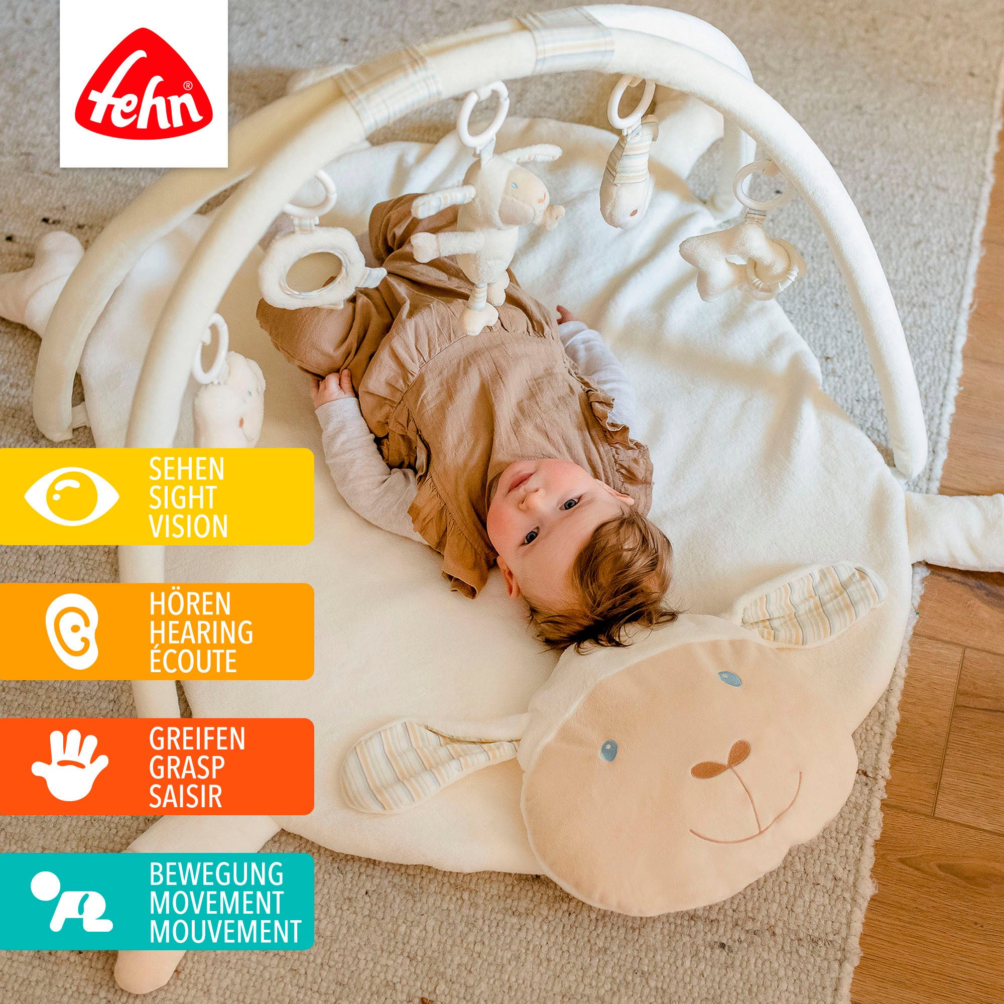 Fehn Spielbogen BabyLOVE, Schaf 3-D-Activity-Decke, mit günstig online kaufen