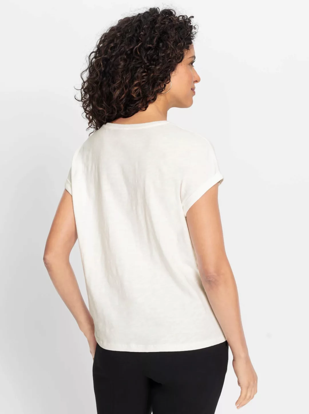 Inspirationen Rundhalsshirt "Rundhals-Shirt", (1 tlg.) günstig online kaufen