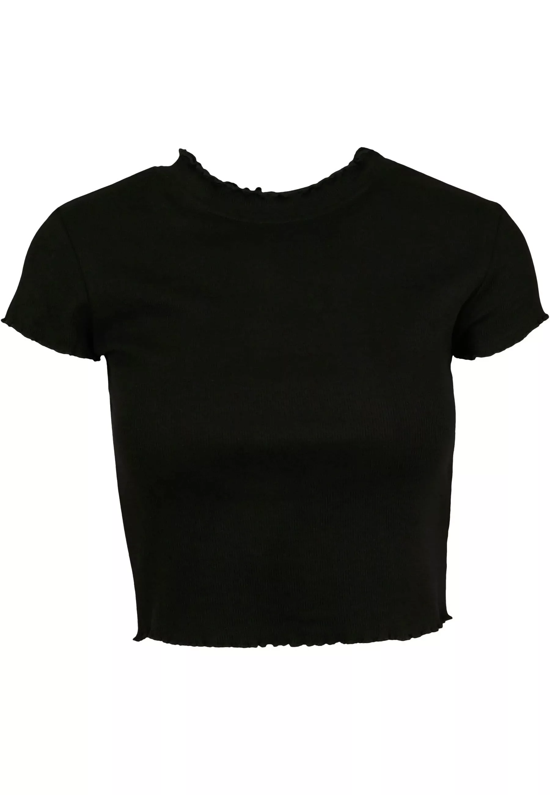 URBAN CLASSICS T-Shirt "Urban Classics Damen Ladies Cropped Rib Tee 2-Pack" günstig online kaufen