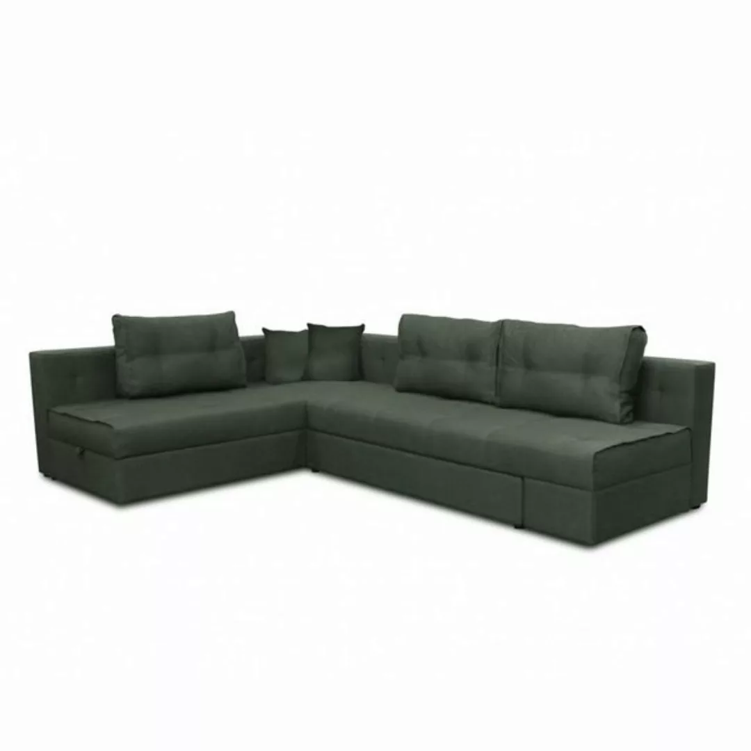 VitaliSpa® Ecksofa Schlafsofa Couch Eckcouch MILTON Schlaffunktion links XX günstig online kaufen