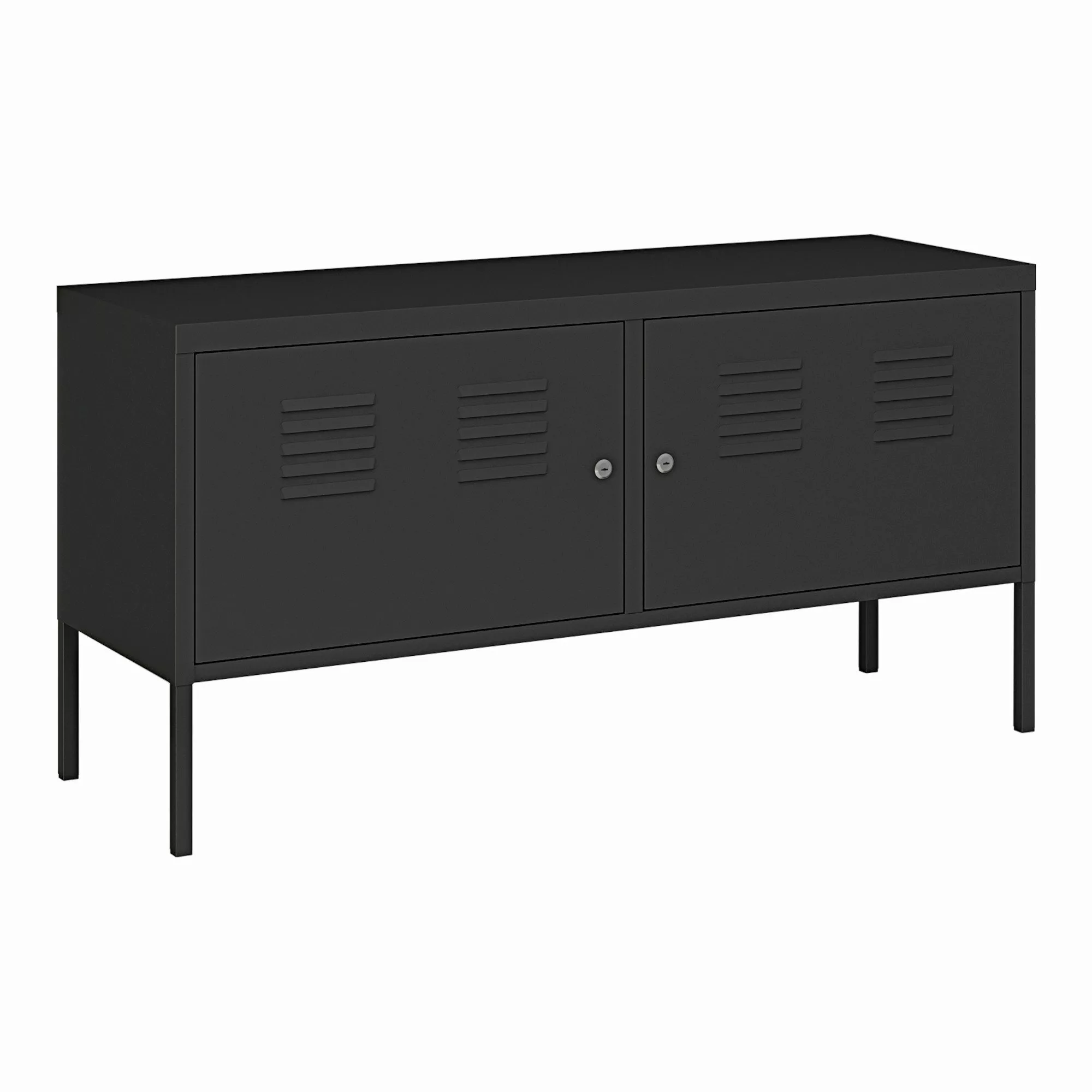 en.casa Sideboard, Sideboard 'Pyhtää' 118x40x60cm Stahl günstig online kaufen