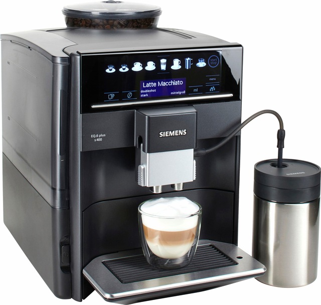 SIEMENS Kaffeevollautomat »EQ6 plus s400 TE654509DE, Doppeltassenfunktion, günstig online kaufen