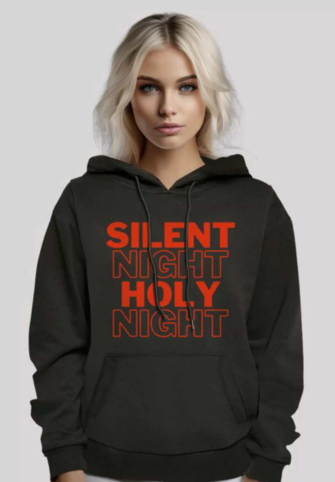 F4NT4STIC Kapuzenpullover "Weihnachten silent night holy night", Premium Qu günstig online kaufen