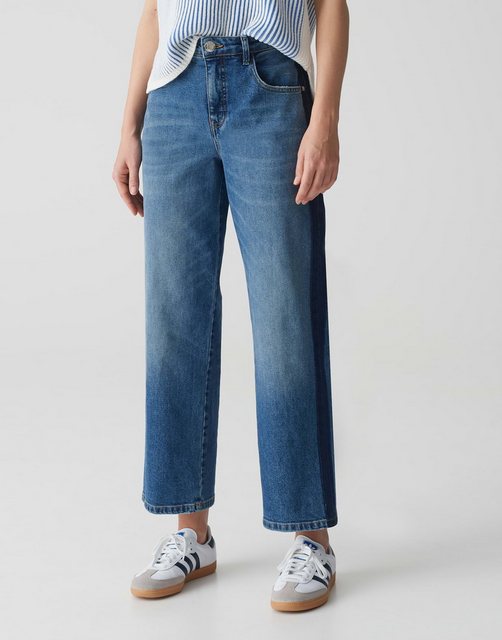 OPUS Boyfriend-Jeans Lani stripe gerader Beinverlauf Denim Denim günstig online kaufen