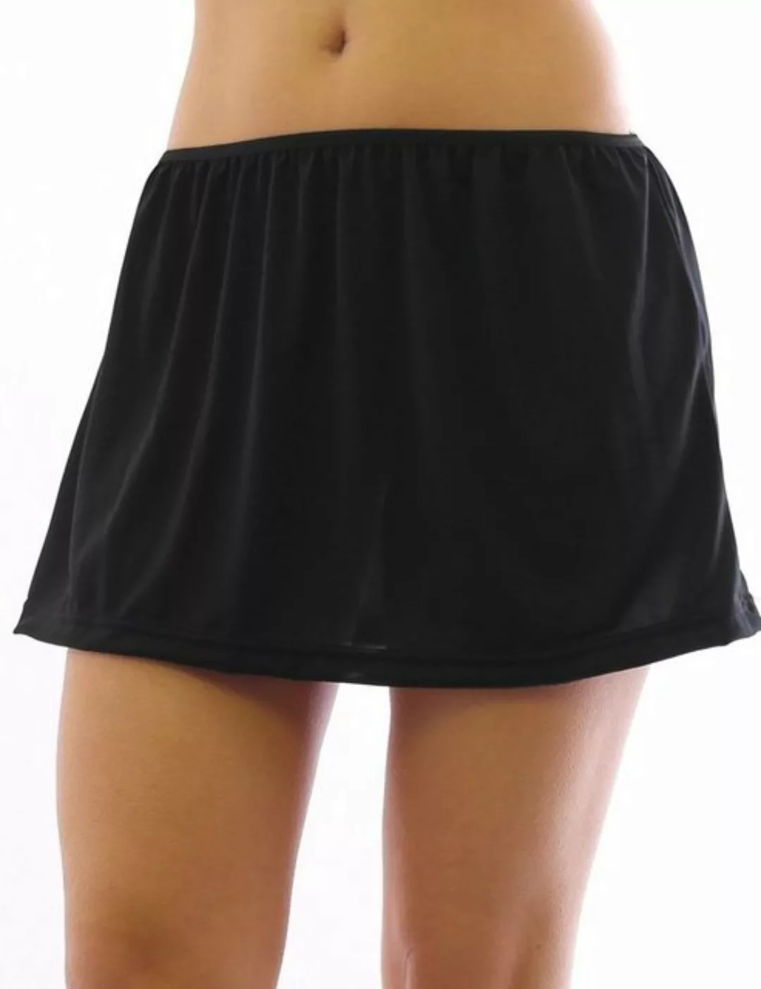 YESET Unterrock Mini Unterrock Gummibund Falten Rock Skirt Minirock Schwarz günstig online kaufen