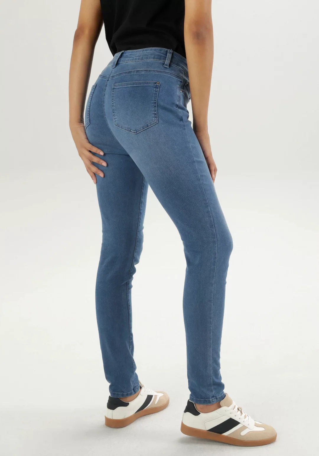 Aniston SELECTED Skinny-fit-Jeans, normal waist - NEUE KOLLEKTION günstig online kaufen