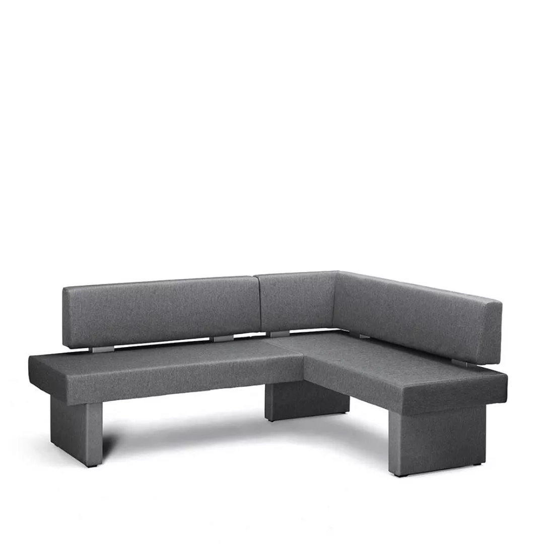 Esszimmer Polsterbank in Grau 195x155 cm günstig online kaufen